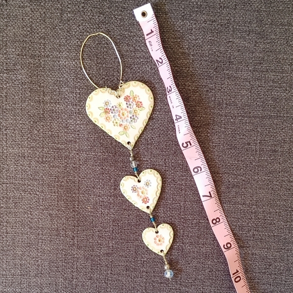 Hand made with love ceramic wall decoration - Picture 3 of 4